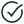 Checkmark around circle 